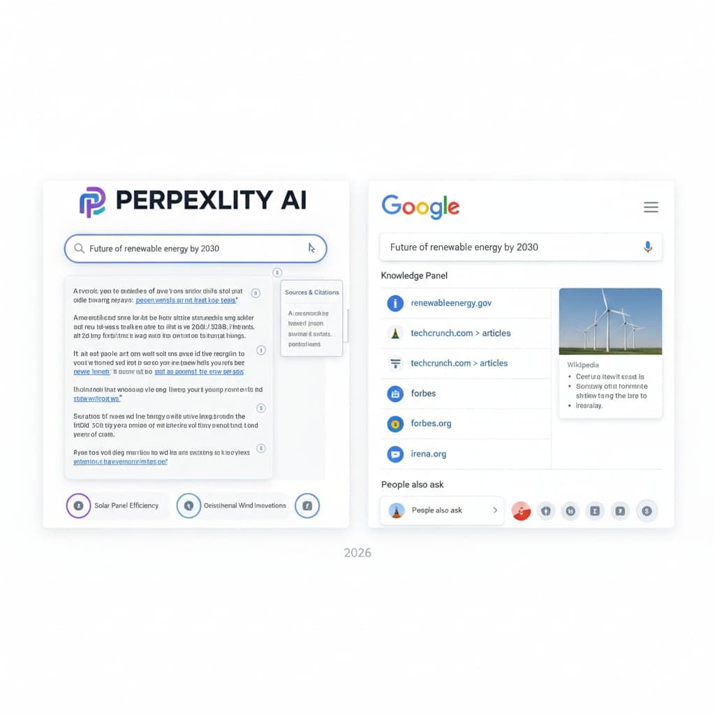 Perplexity vs Google: ¿Cuál Es Mejor para Buscar en 2026?