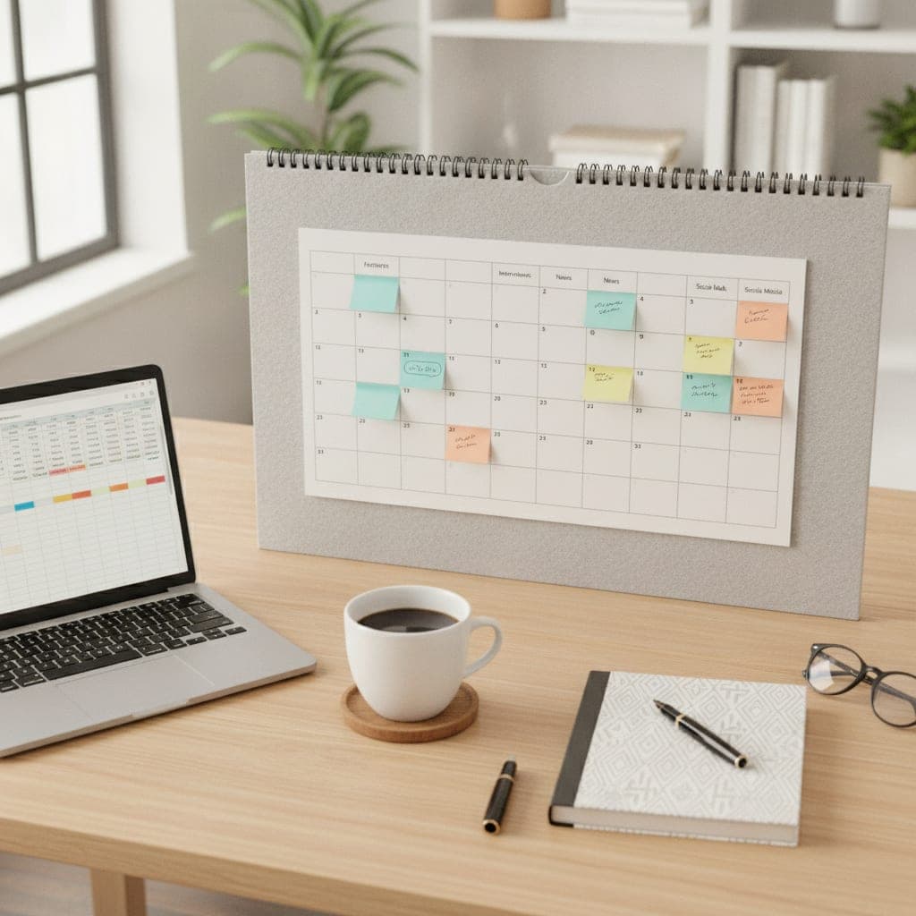 Cómo Hacer un Calendario de Contenidos (con Plantilla y IA)