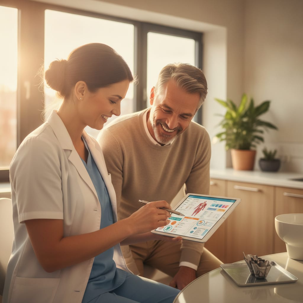 paciente dentista confianza