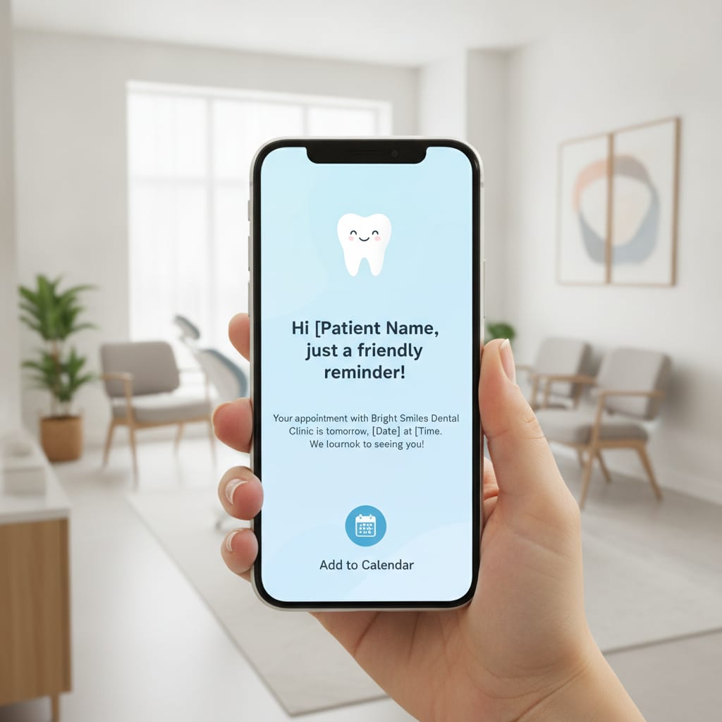 whatsapp recordatorio dental