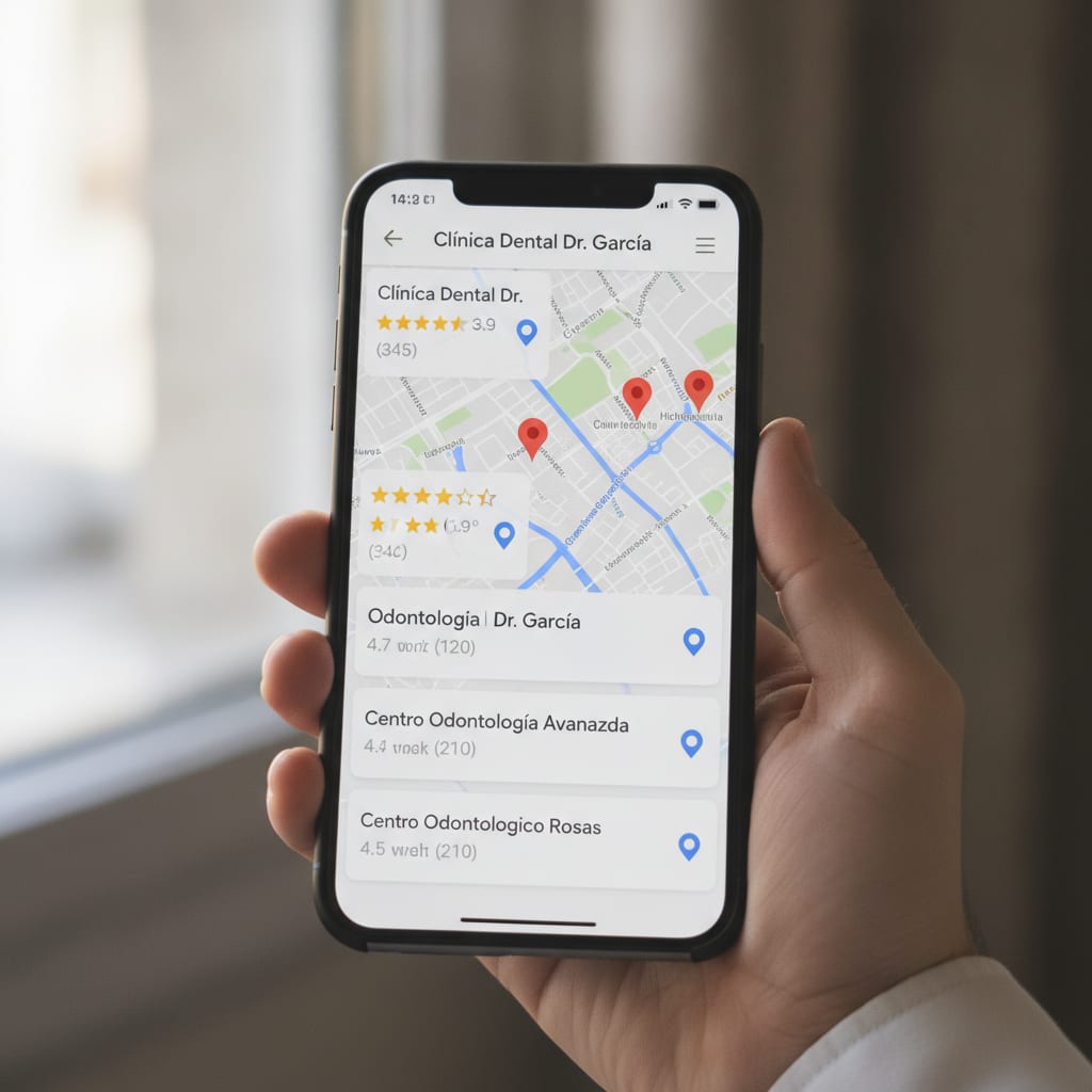 mapa local pack dentista