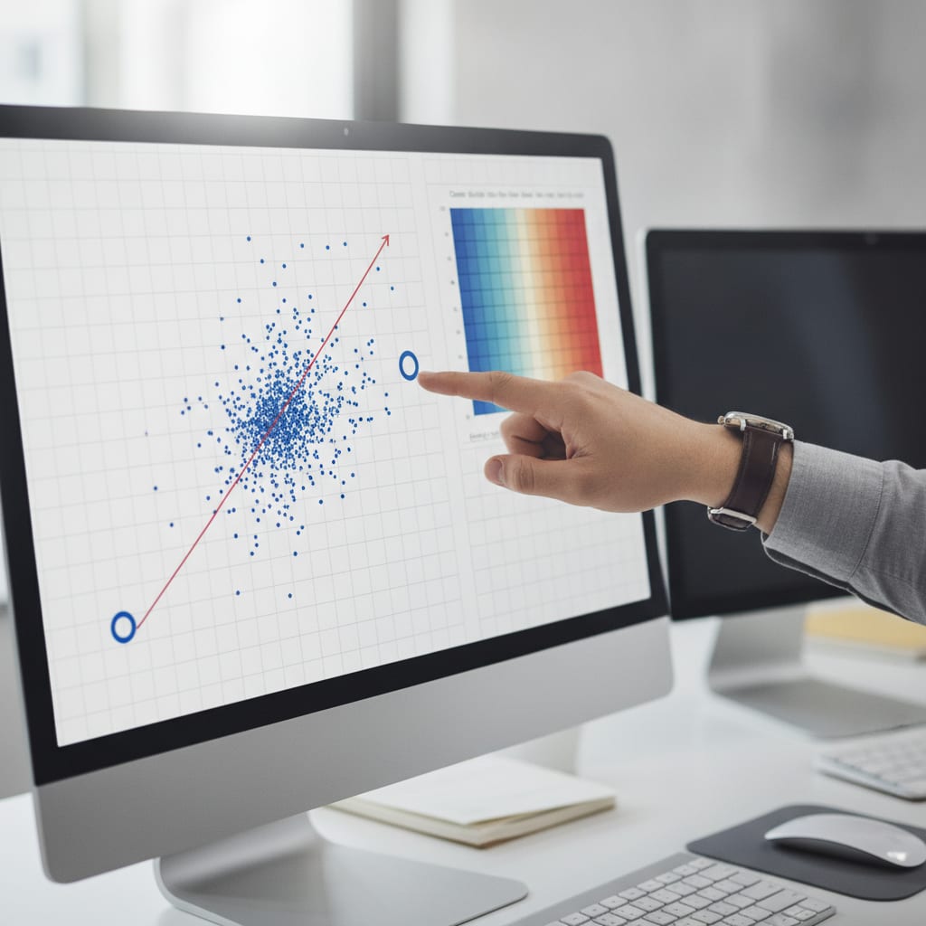 grafico dispersion correlacion