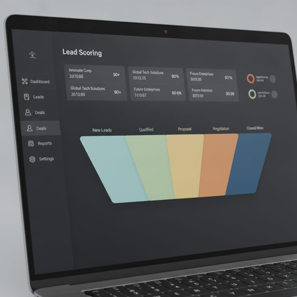 crm lead scoring dashboard