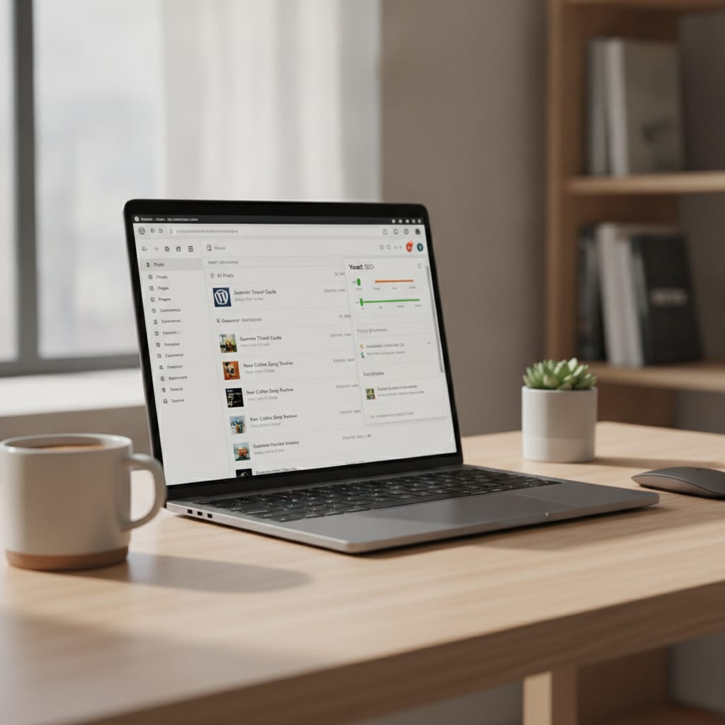 wordpress dashboard seo